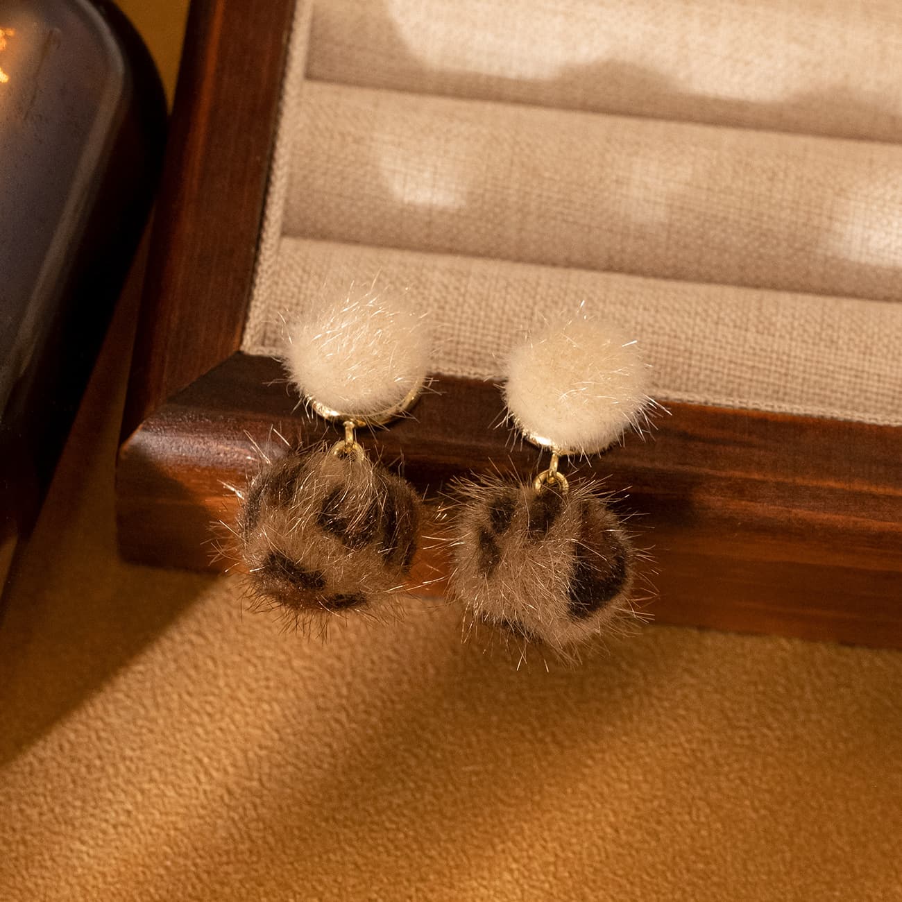 925 Sterling Silver Leopard Print Fl - 1