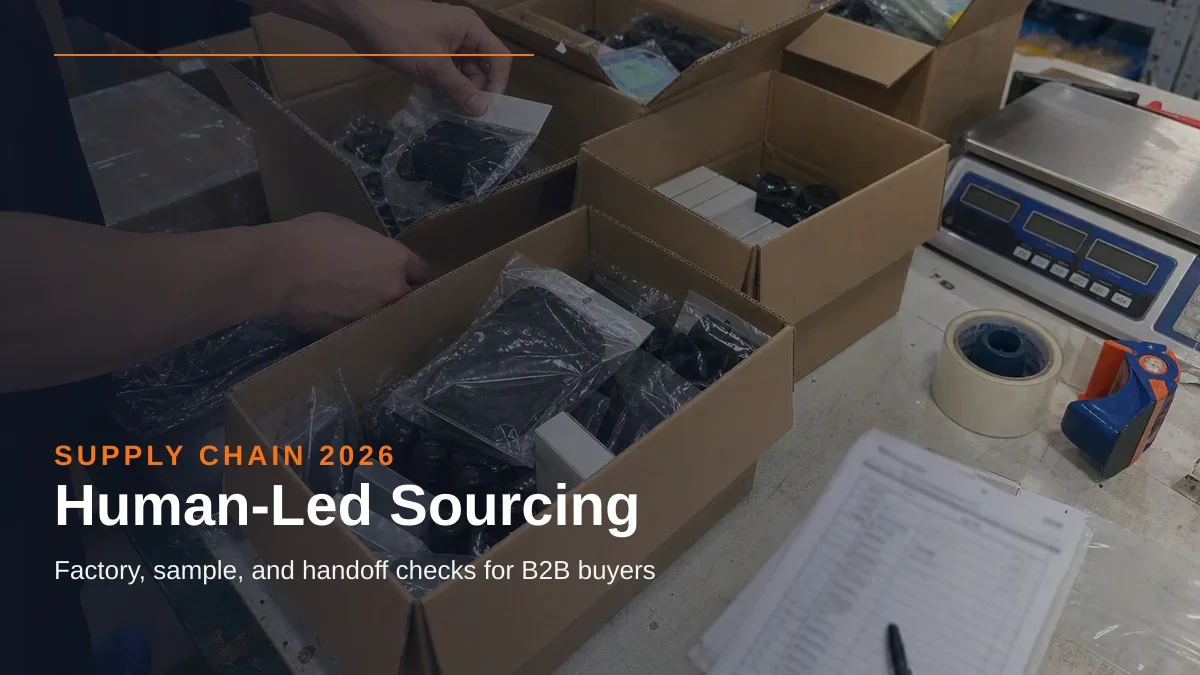 5 Practical B2B Sourcing Priorities for 2026