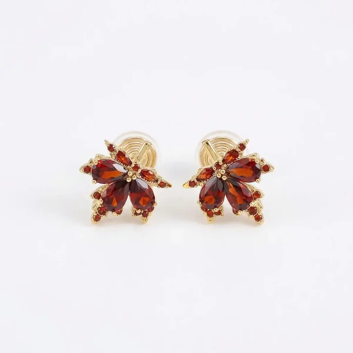 Copper Zircon Red Maple Leaf
