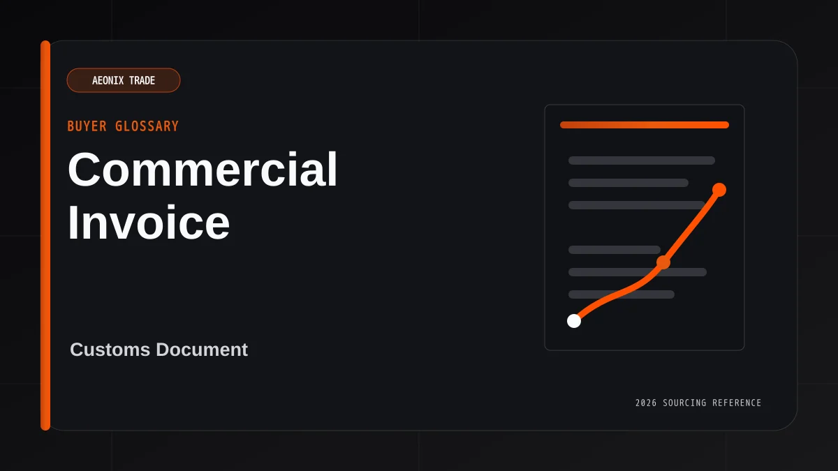 Commercial Invoice Meaning in International Trade