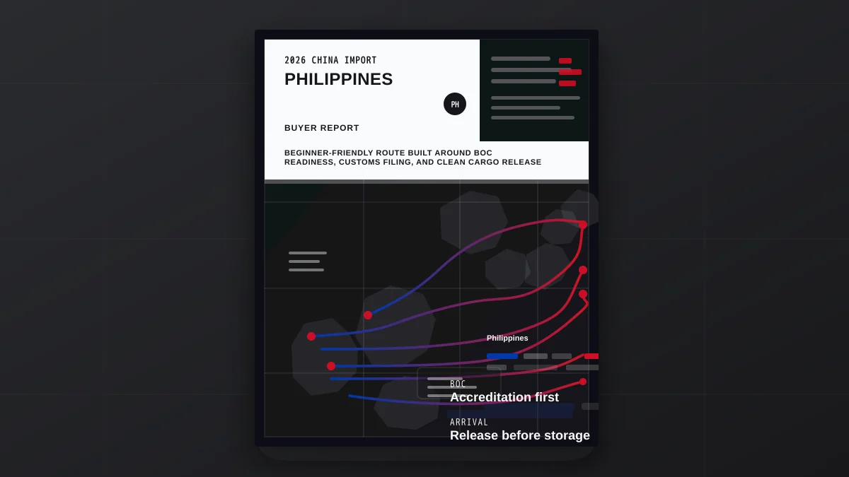 Import from China to Philippines 2026: BOC, VAT & Docs