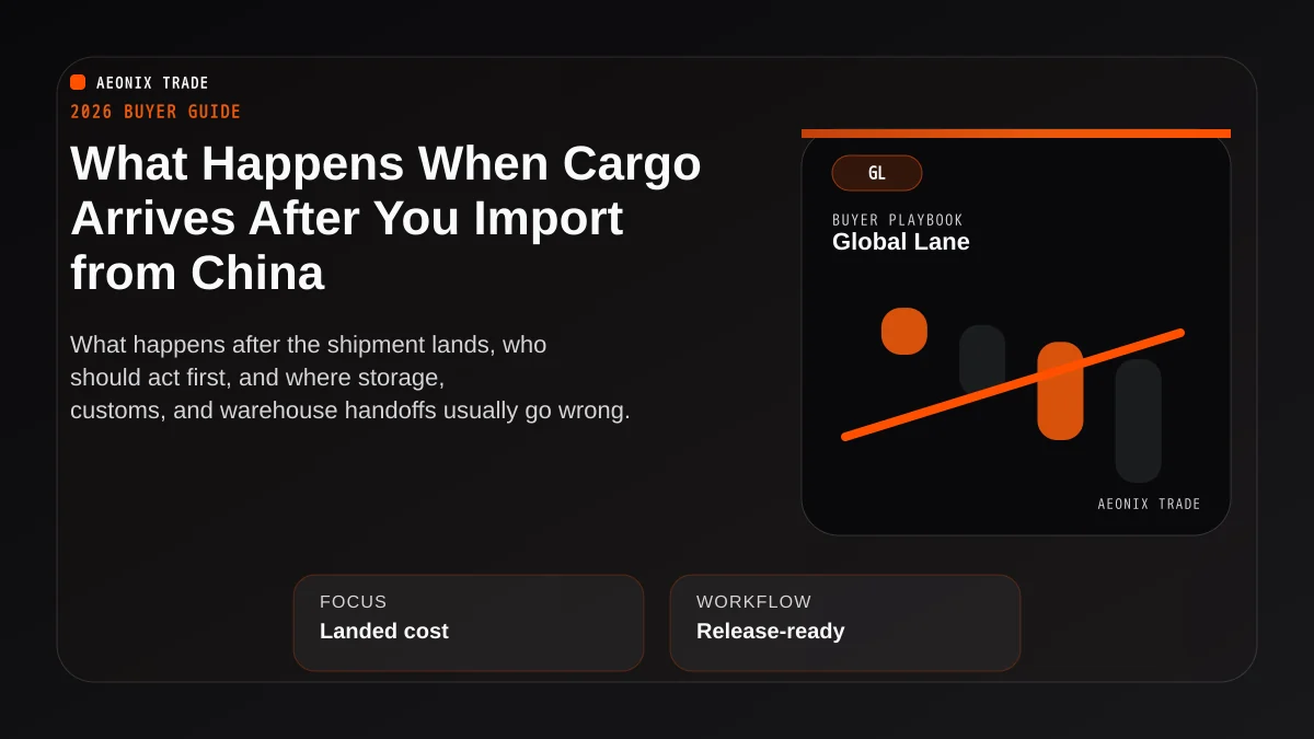 What Happens When Cargo Arrives from China?